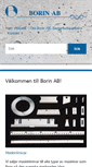 Mobile Screenshot of borin.se